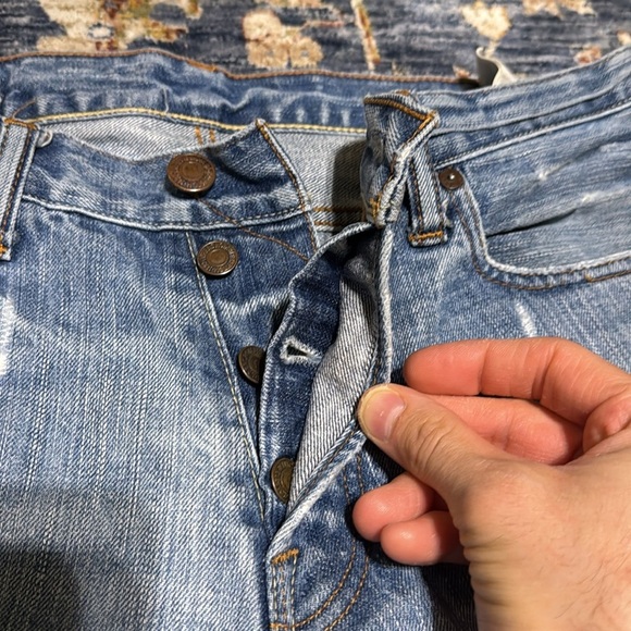 Abercrombie & Fitch A&F Horton Classic Straight Men Jean 32x32 100% Cotton - Picture 5 of 13